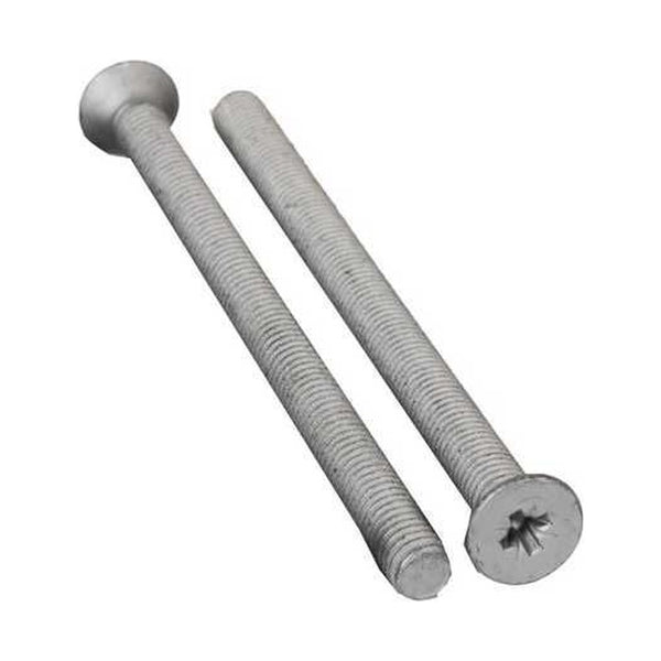 Schroeven en bouten deurbeslag, set van 2, deurdikte 87-92 mm