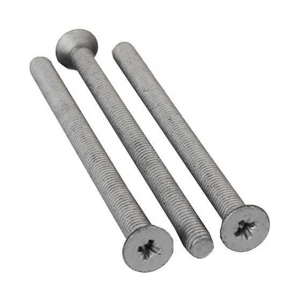 Schroeven en bouten deurbeslag, set van 3, deurdikte 77-82 mm
