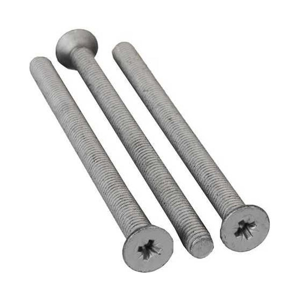 Schroeven en bouten deurbeslag, set van 3, deurdikte 83-87 mm