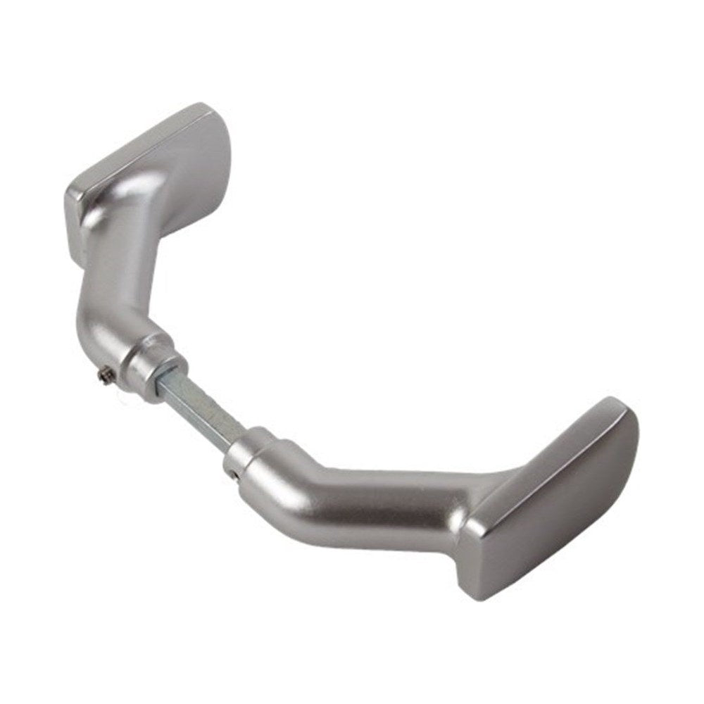 Knopkrukken, Aluminium, 46 x 97 mm