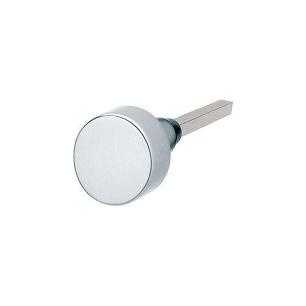 Knopkrukken, rond, Aluminium, Ø 50 mm, per stuk
