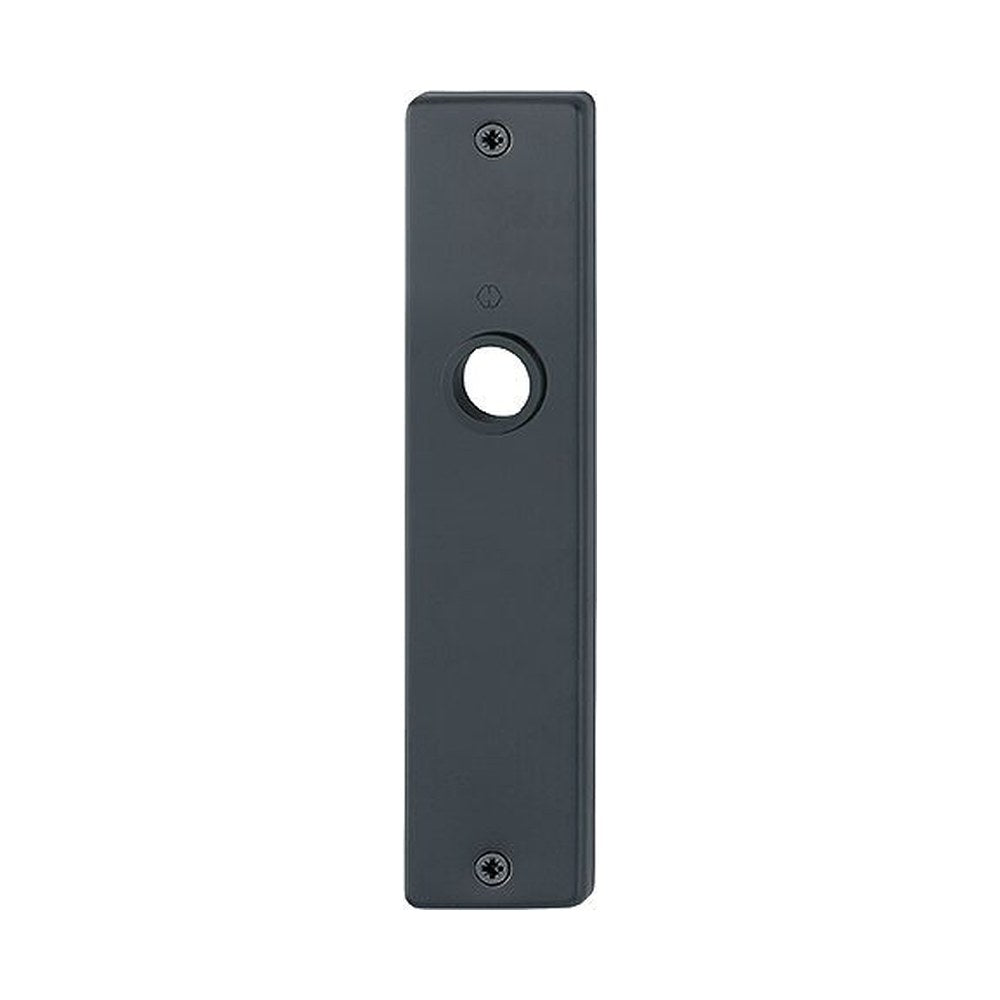 Kortschild, recht, Zwart, 185 x 42 mm, type 378, loopslot