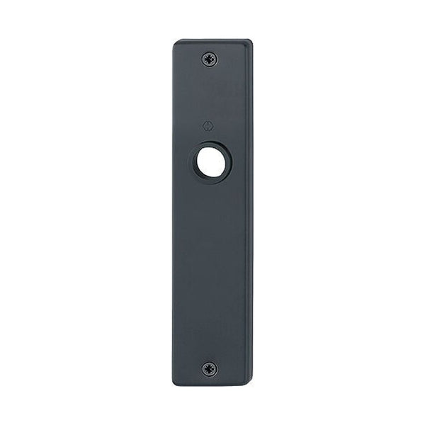 Kortschild, recht, Zwart, 185 x 42 mm, type 378, loopslot