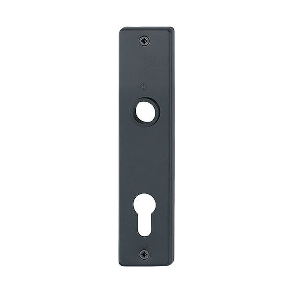 Kortschild, recht, Zwart, 185 x 42 mm, PC72