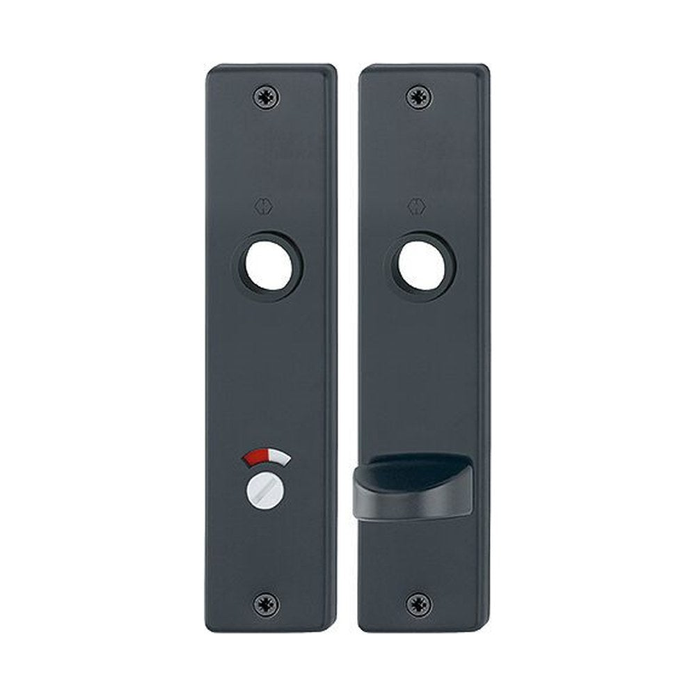 Kortschild, recht, Zwart, 185 x 42 mm, WC72