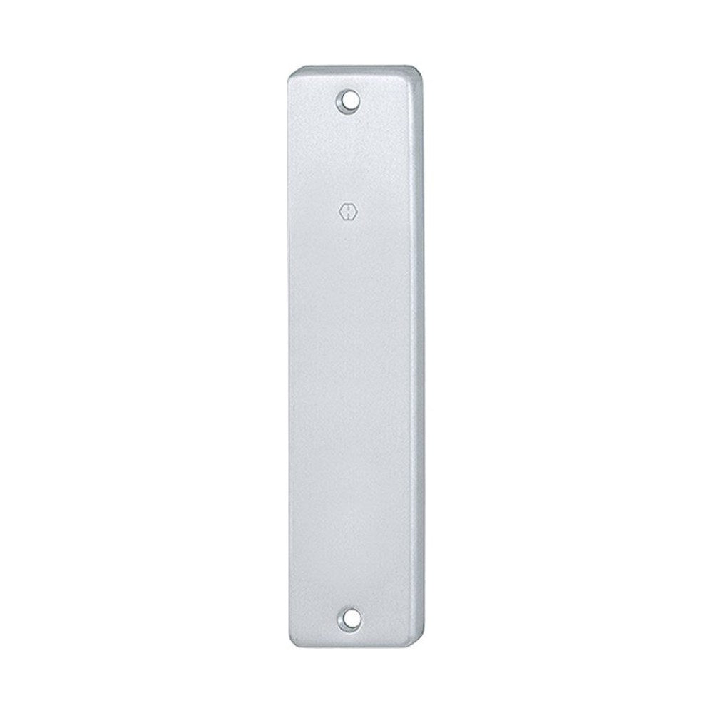 Kortschild, recht, Aluminium, 185 x 42 mm, type 378, blind, zonder gat