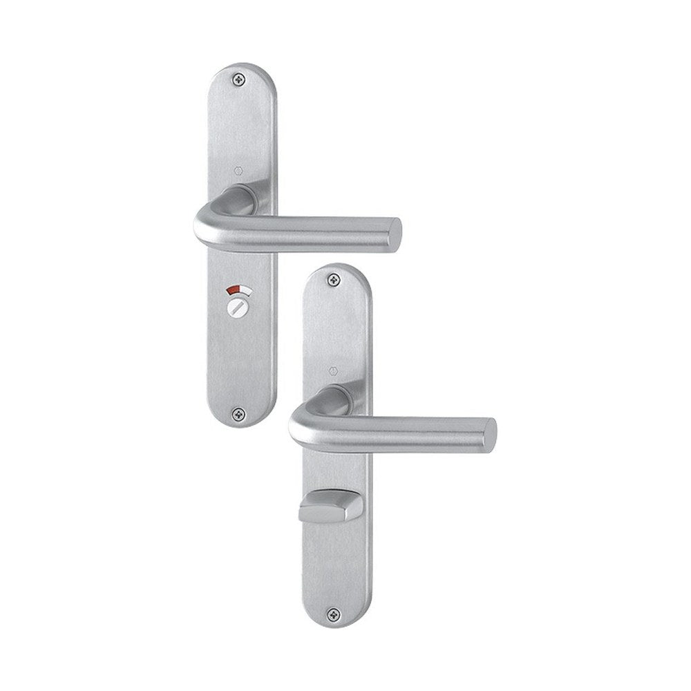 Langschildgarnituren, RVS, 220 x 42 mm, WC63, type 302 (RETS-LG-0035)