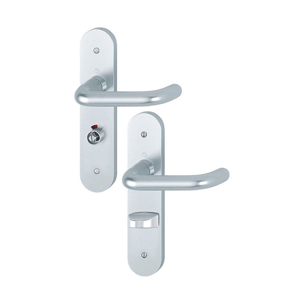 Langschildgarnituren, Aluminium, 210 x 45 mm, WC63, type 138L (RETS-LG-0045)