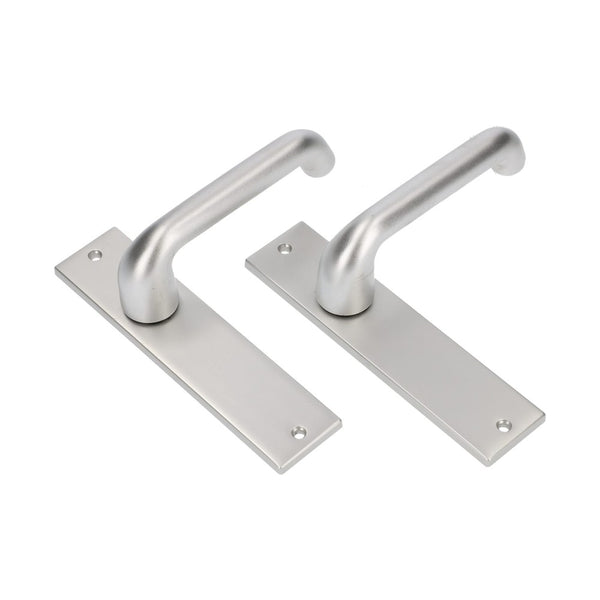 Langschildgarnituren, Aluminium, 178 x 43 mm