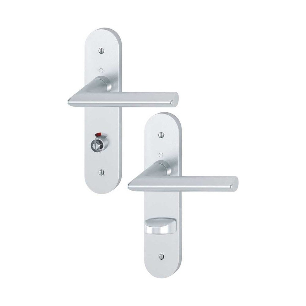 Langschildgarnituren, Aluminium, 210 x 45 mm, WC72, type 1140 (DR3046)