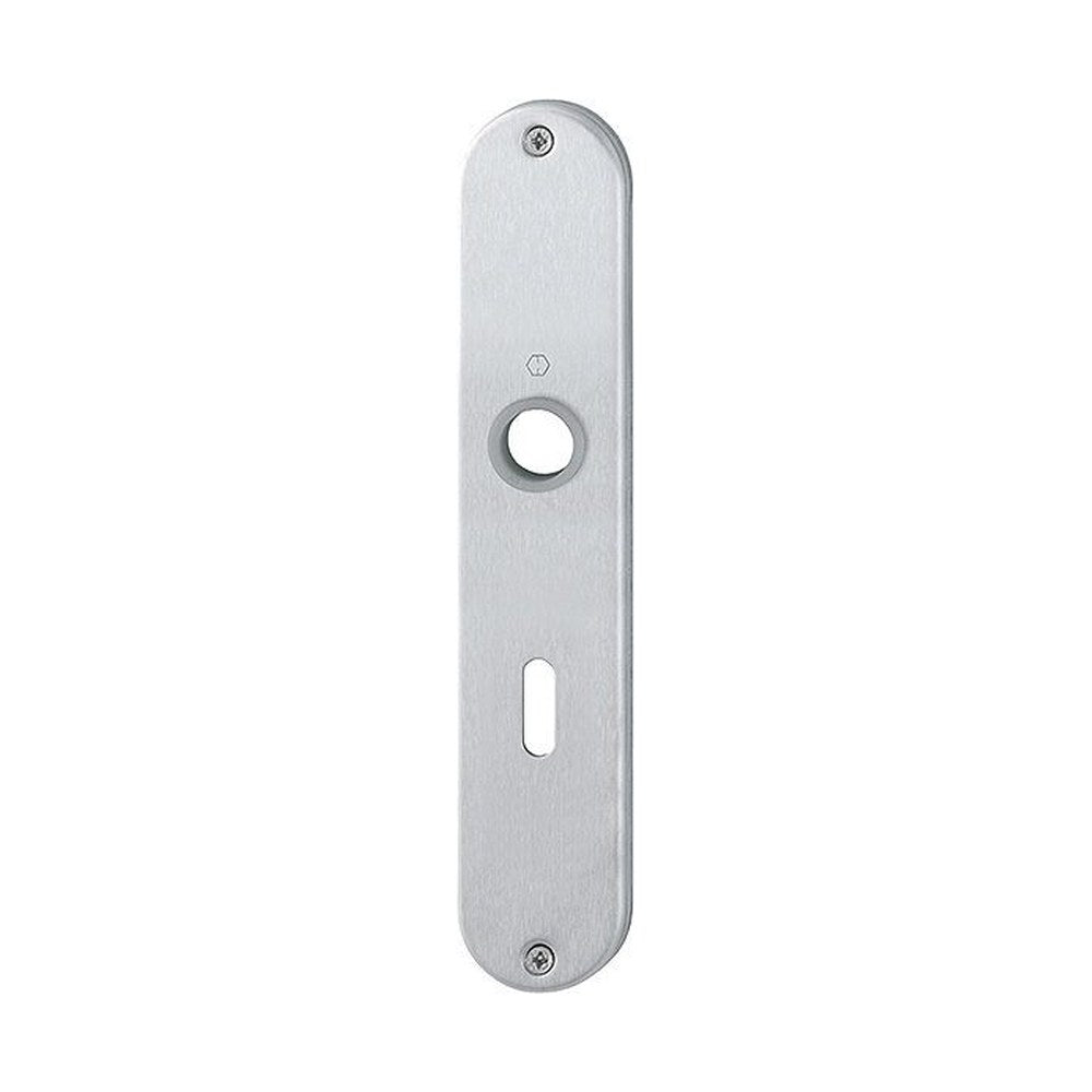 Langschild, ovaal, RVS, 220 x 42 mm, SL56