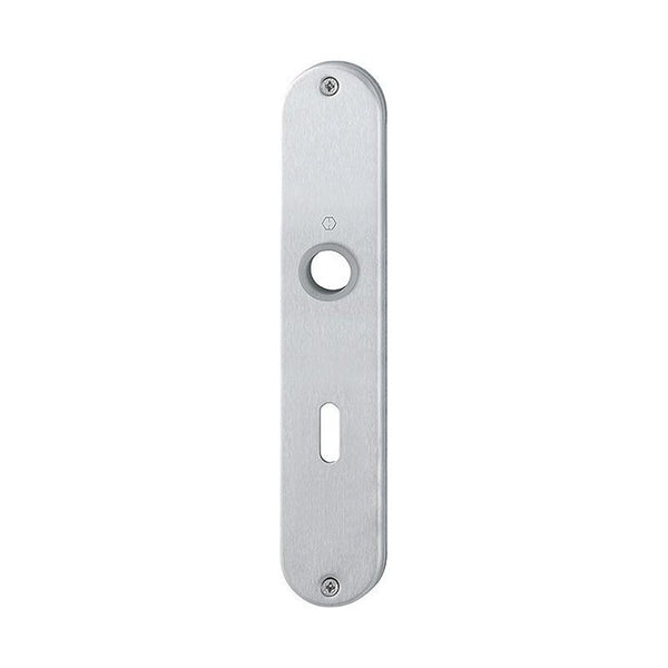 Langschild, ovaal, RVS, 220 x 42 mm, SL56