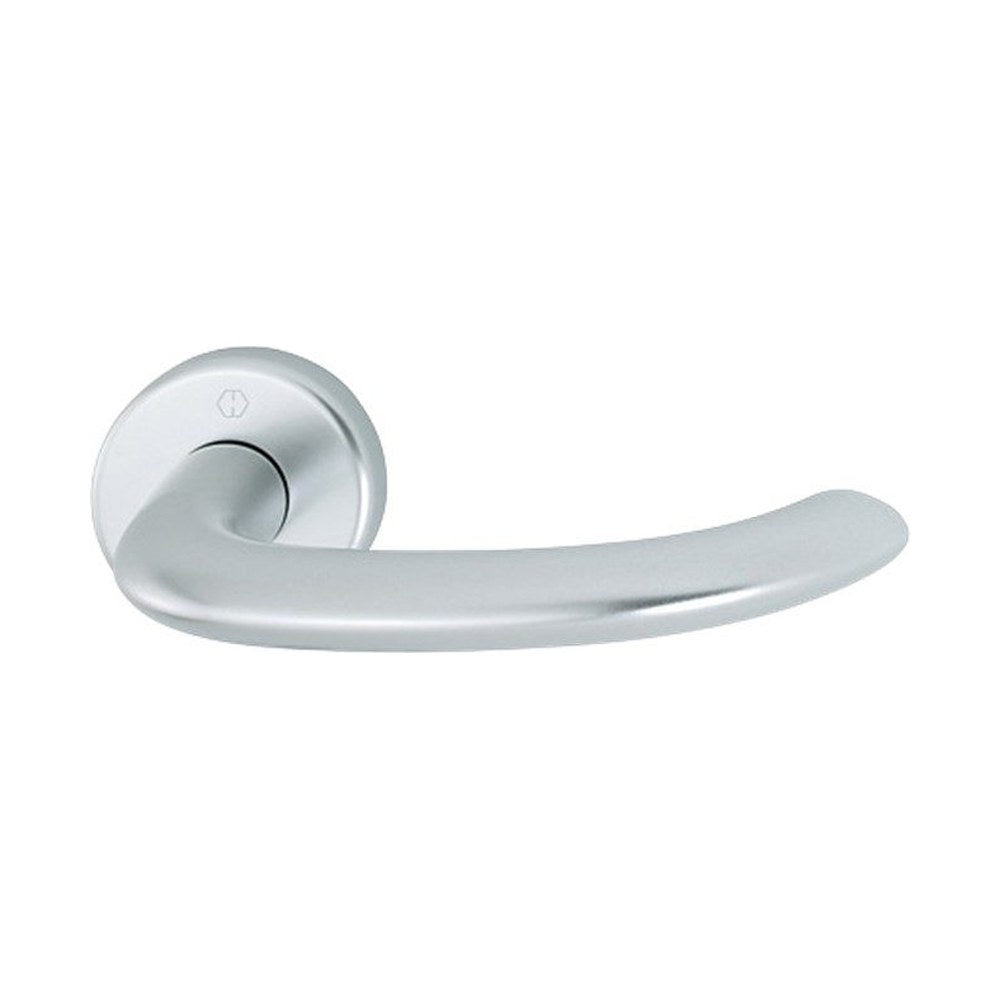 Rozetgarnituren, rond, Aluminium, Ø 52 mm, type 1138Z, deurdikte 37-42 mm, snelstift, loopslot
