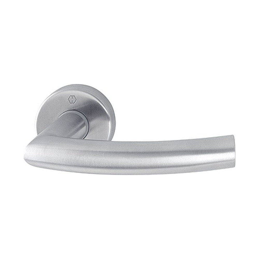 Rozetgarnituren, rond, RVS, Ø 52 mm, per stuk, deurdikte 37-42 mm, snelstift, loopslot (RETS-RG-0007)