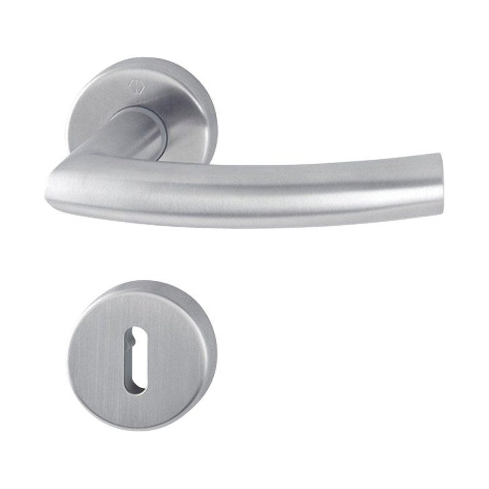 Rozetgarnituren, rond, RVS, Ø 52 mm, per stuk, deurdikte 37-42 mm, snelstift (RETS-RG-0008)