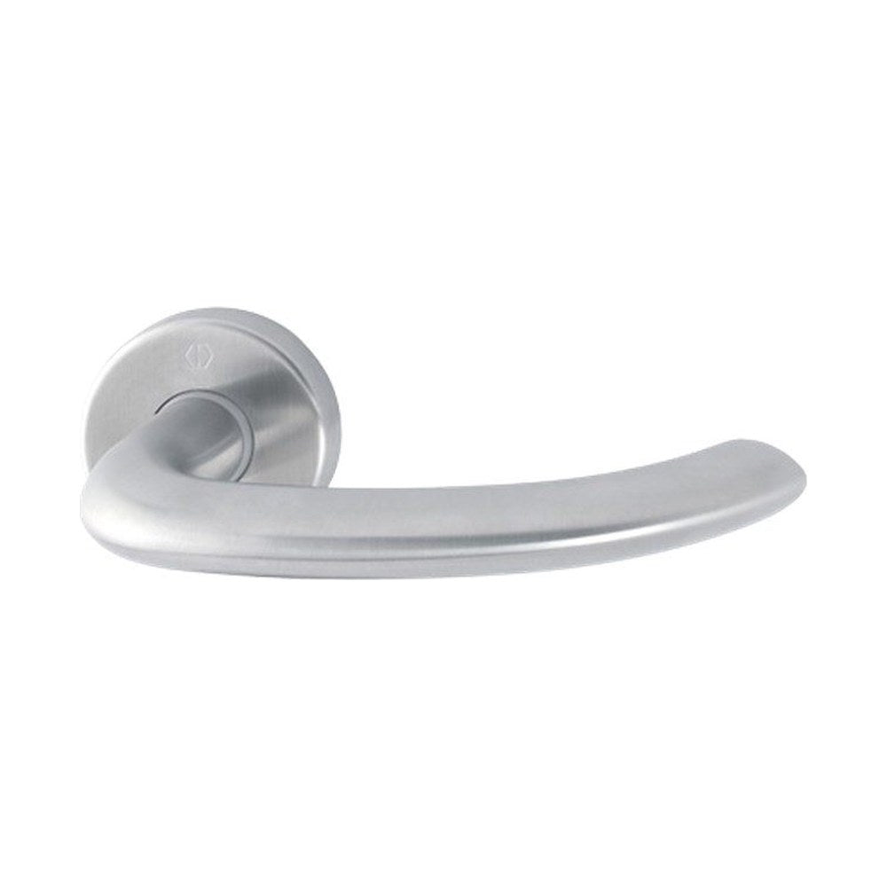 Rozetgarnituren, rond, RVS, Ø 52 mm, per stuk, deurdikte 37-42 mm, snelstift, loopslot (RETS-RG-0016)