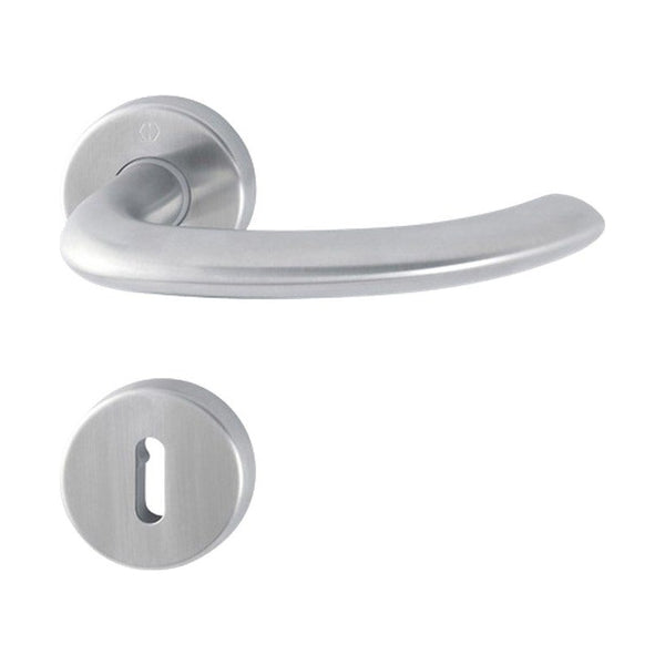 Rozetgarnituren, rond, RVS, Ø 52 mm, per stuk, deurdikte 37-42 mm, snelstift (RETS-RG-0017)