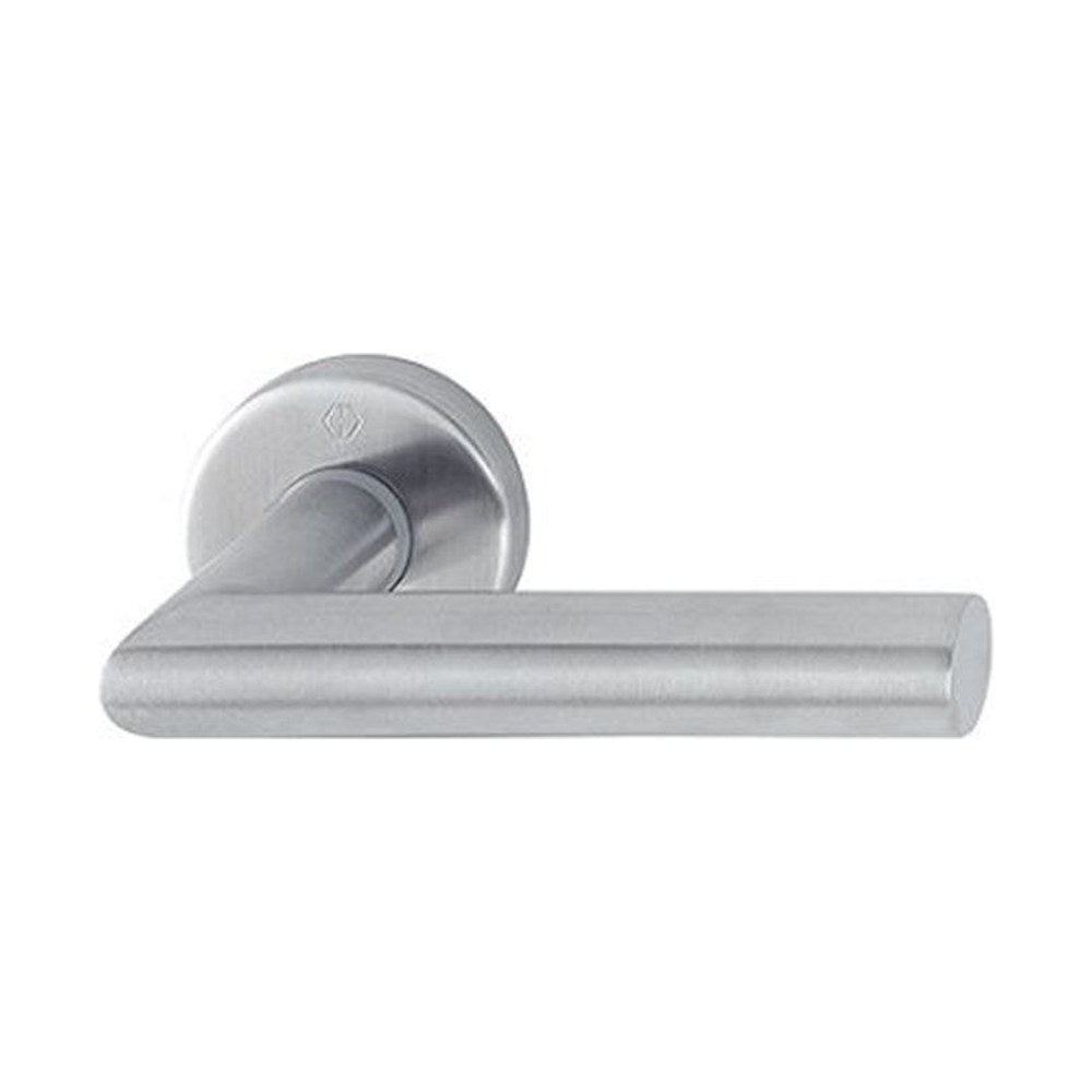 Rozetgarnituren, rond, RVS, Ø 52 mm, per stuk, deurdikte 37-42 mm, snelstift, loopslot (RETS-RG-0020)