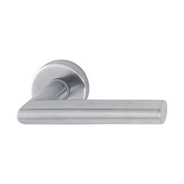 Rozetgarnituren, rond, RVS, Ø 52 mm, per stuk, deurdikte 37-42 mm, snelstift, loopslot (RETS-RG-0020)