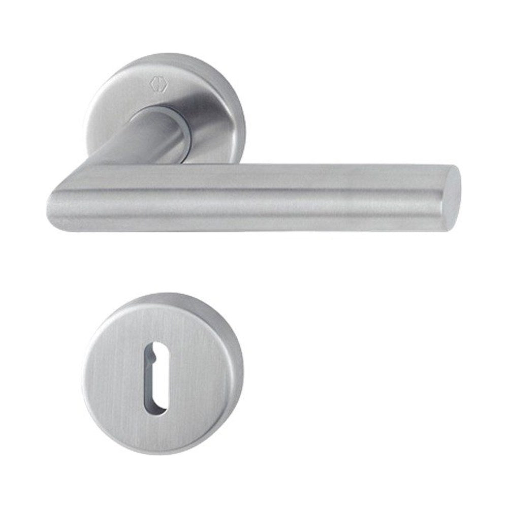 Rozetgarnituren, rond, RVS, Ø 52 mm, per stuk, deurdikte 37-42 mm, snelstift (RETS-RG-0021)