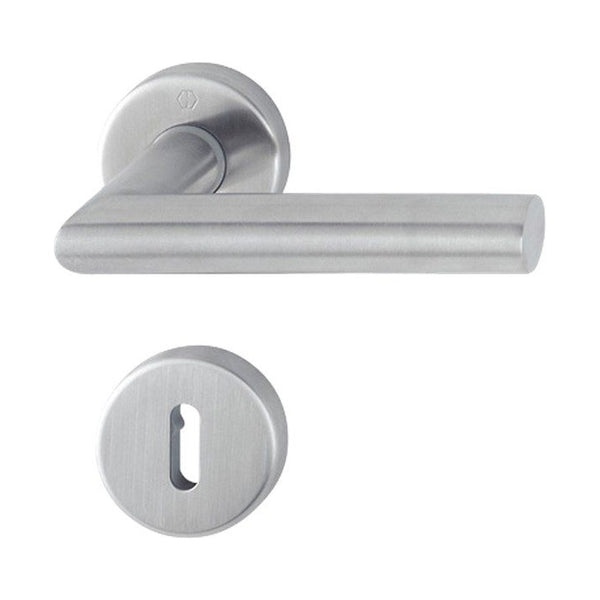 Rozetgarnituren, rond, RVS, Ø 52 mm, per stuk, deurdikte 37-42 mm, snelstift (RETS-RG-0021)