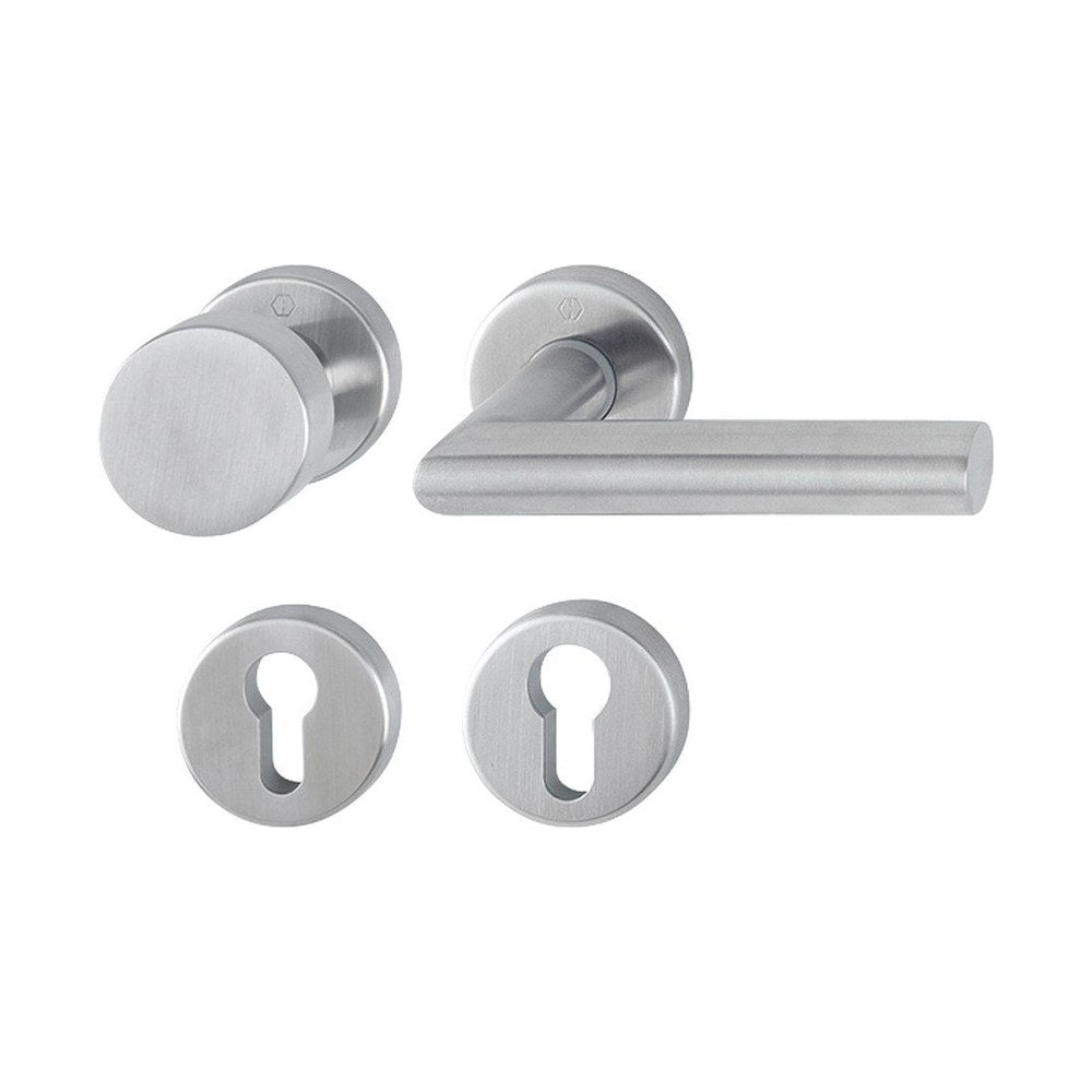 Rozetgarnituren, rond, RVS, Ø 52 mm, type 1400Z