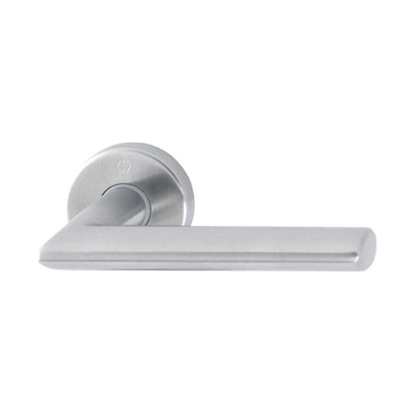 Rozetgarnituren, rond, RVS, Ø 52 mm, per stuk, deurdikte 37-42 mm, snelstift, loopslot (RETS-RG-0026)