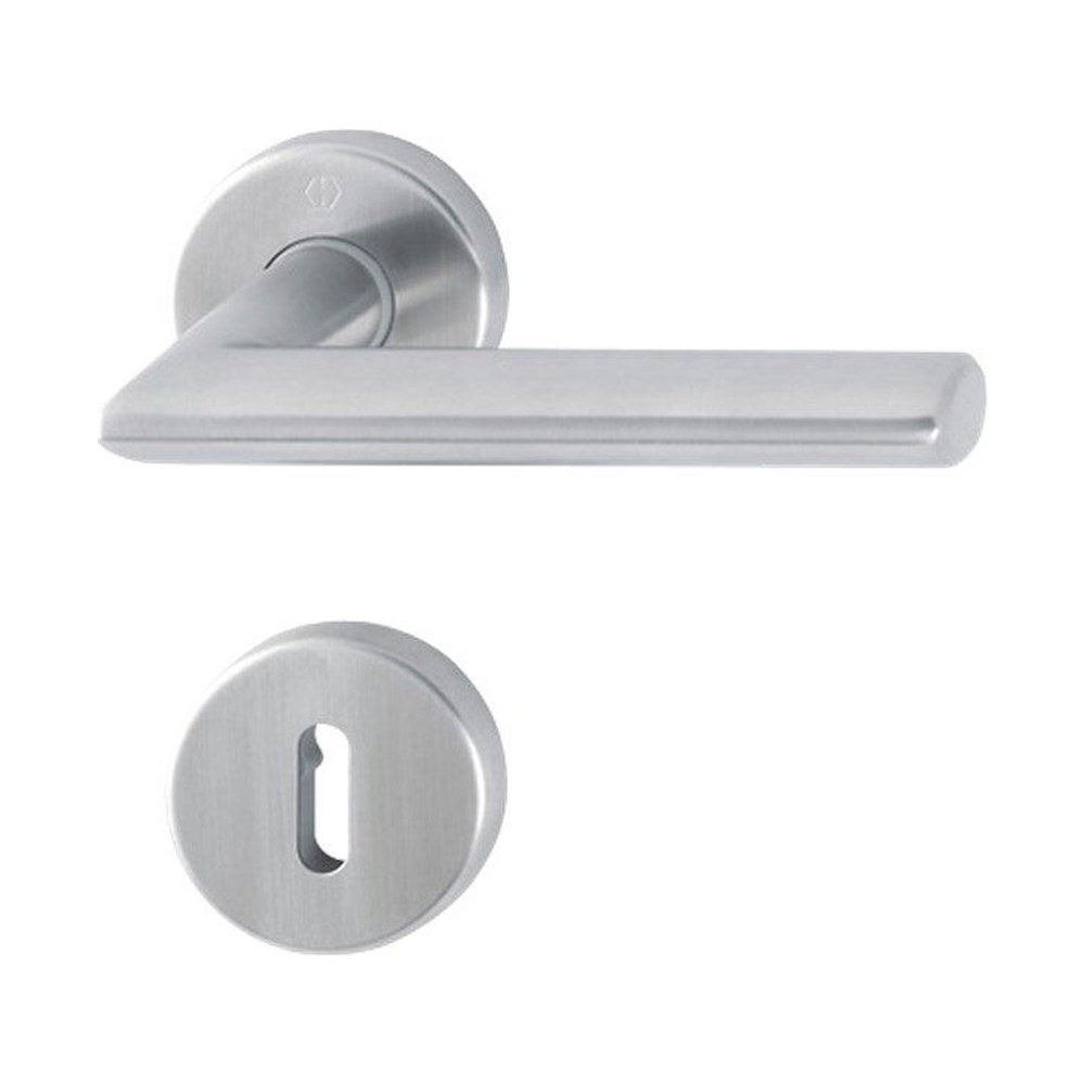 Rozetgarnituren, rond, RVS, Ø 52 mm, per stuk, deurdikte 37-42 mm, snelstift (RETS-RG-0027)