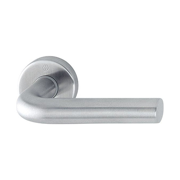 Rozetgarnituren, rond, RVS, Ø 52 mm, per stuk, deurdikte 37-42 mm, snelstift, loopslot (RETS-RG-0030)