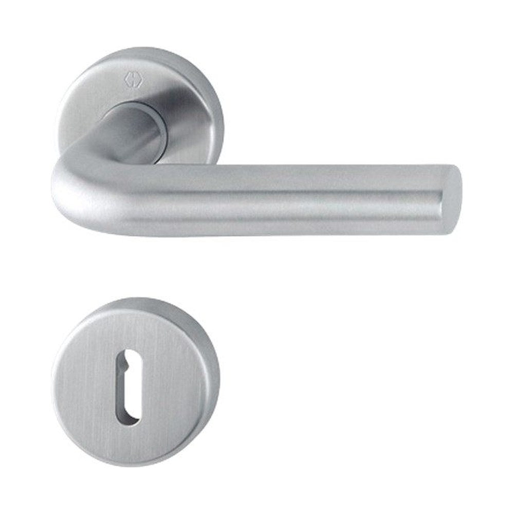 Rozetgarnituren, rond, RVS, Ø 52 mm, per stuk, deurdikte 37-42 mm, snelstift (RETS-RG-0031)