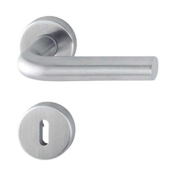 Rozetgarnituren, rond, RVS, Ø 52 mm, per stuk, deurdikte 37-42 mm, snelstift (RETS-RG-0031)