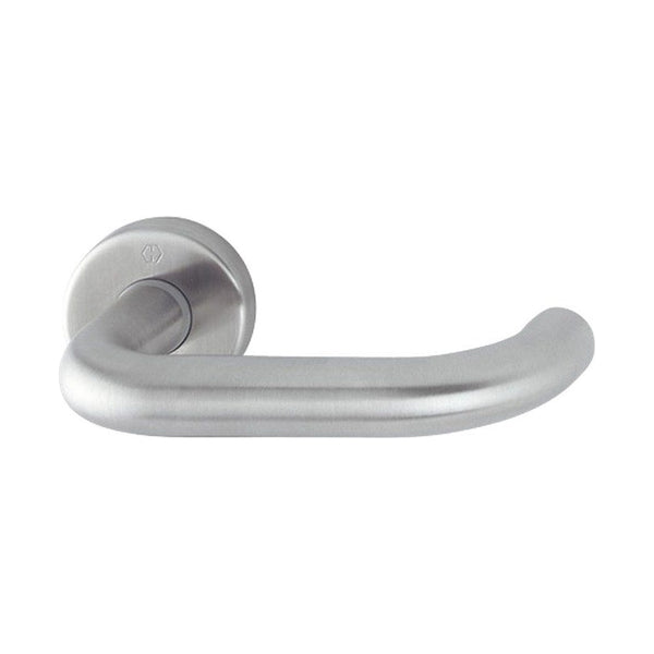 Rozetgarnituren, rond, RVS, Ø 52 mm, per stuk, deurdikte 37-42 mm, snelstift, loopslot (RETS-RG-0034)