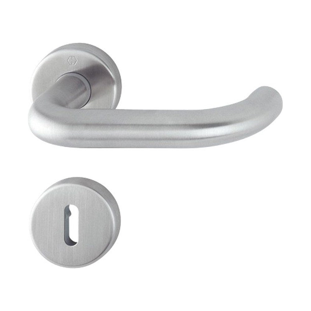Rozetgarnituren, rond, RVS, Ø 52 mm, per stuk, deurdikte 37-42 mm, snelstift (RETS-RG-0035)
