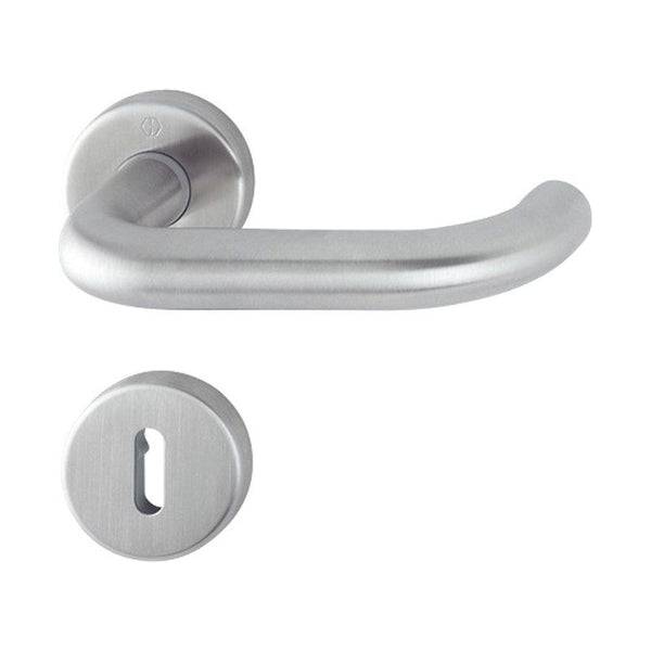 Rozetgarnituren, rond, RVS, Ø 52 mm, per stuk, deurdikte 37-42 mm, snelstift (RETS-RG-0035)