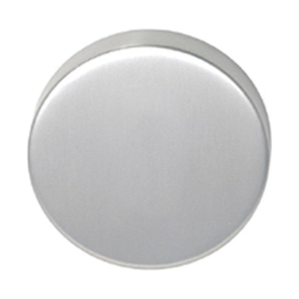 Blindrozet, rond, Aluminium, Ø 52 mm
