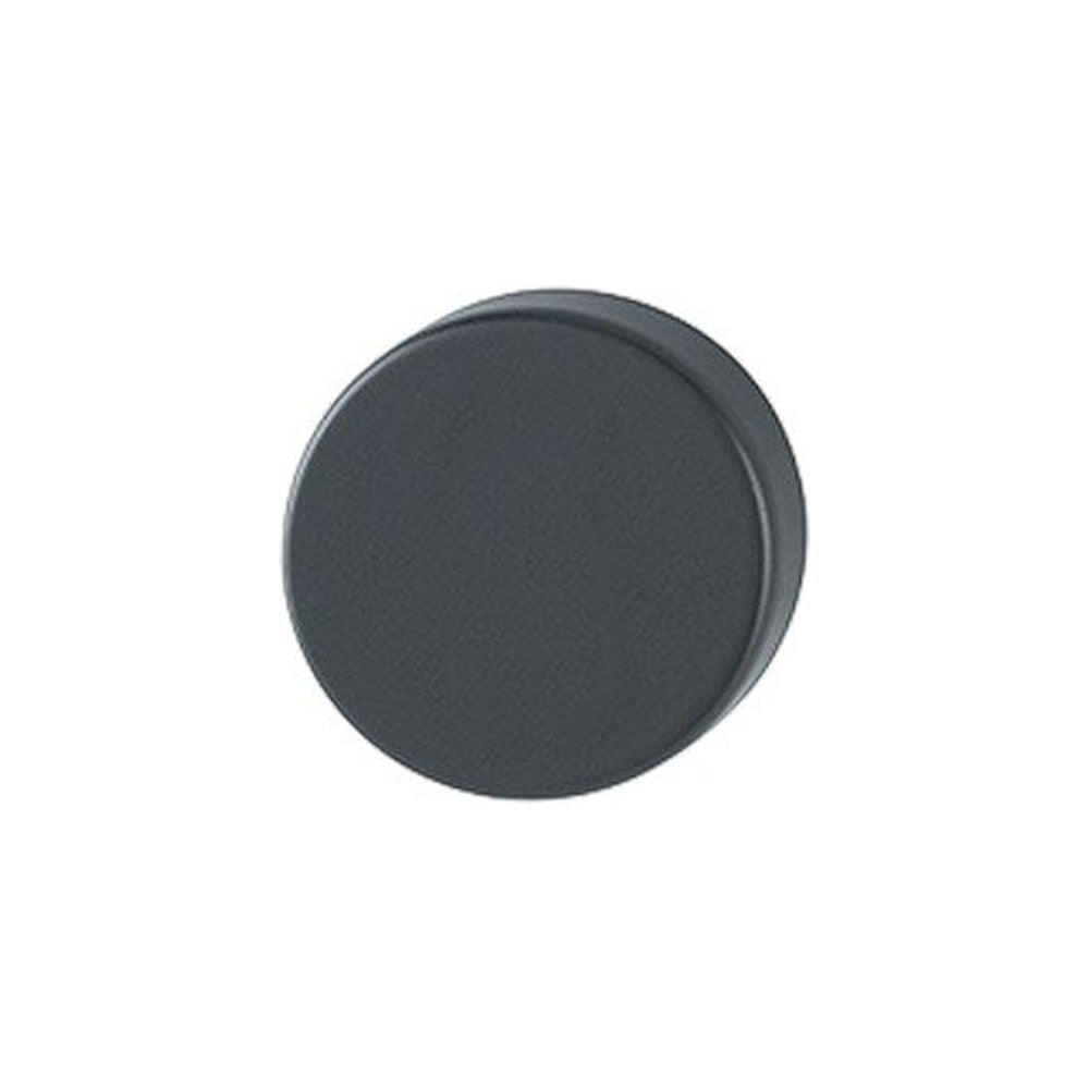 Blindrozet, rond, Zwart, Ø 52 mm