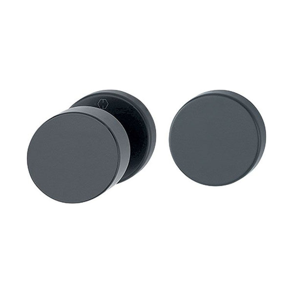 Blindrozet, Zwart, Ø 52 mm