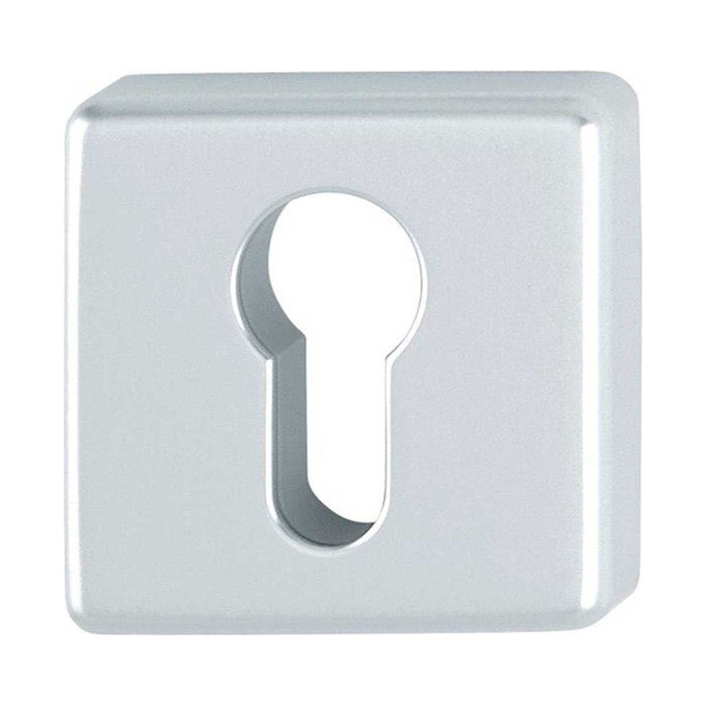 Cilinderrozet, vierkant, Aluminium
