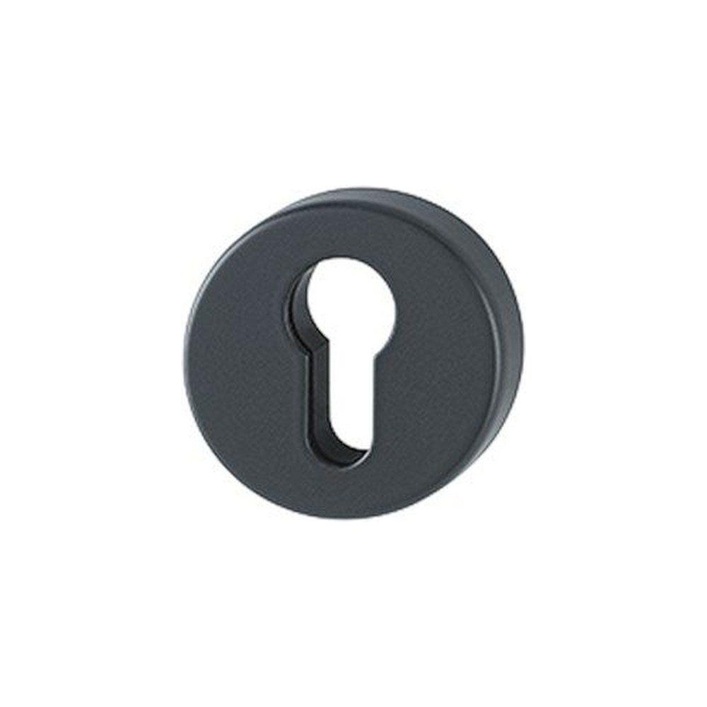 Cilinderrozet, rond, Zwart, Ø 52 mm