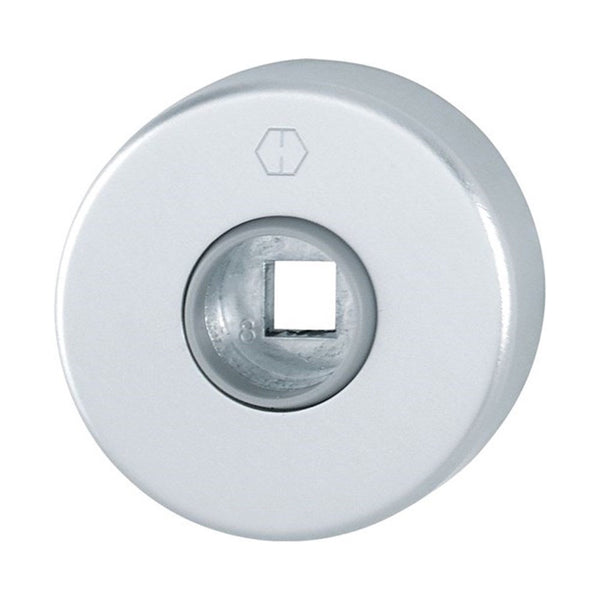 Krukrozet, rond, Aluminium, deurdikte 37-42 mm