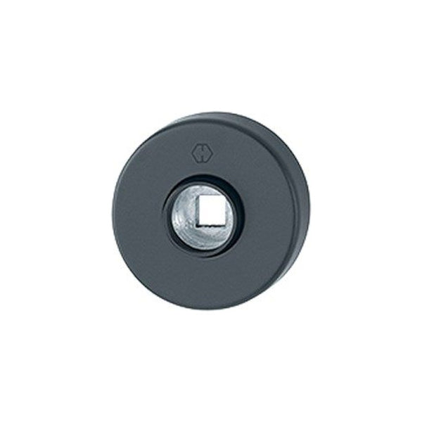 Krukrozet, rond, Zwart, Ø 52 mm