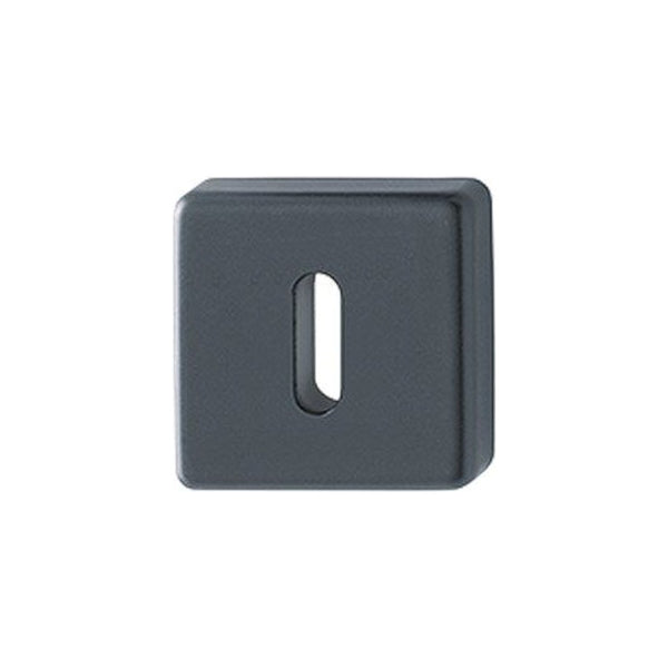 Sleutelrozet, vierkant, Zwart, Ø 52 mm