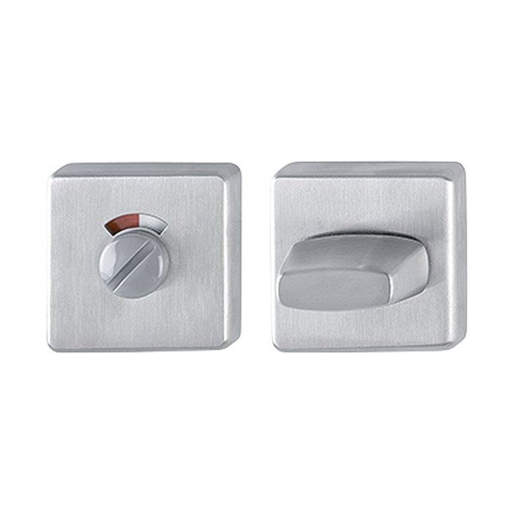 Toiletrozet, vierkant, RVS, deurdikte 37-42 mm