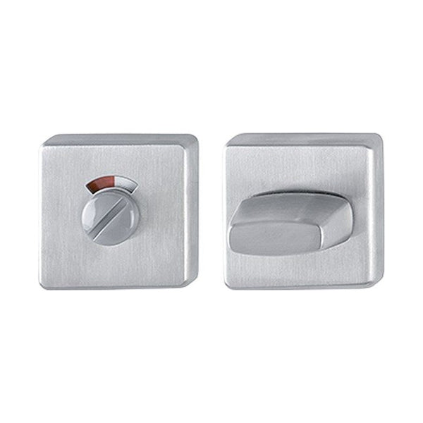 Toiletrozet, vierkant, RVS, deurdikte 37-42 mm