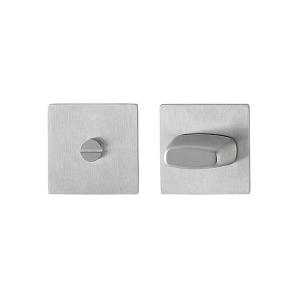Toiletrozet, vierkant, RVS, deurdikte 35-45 mm