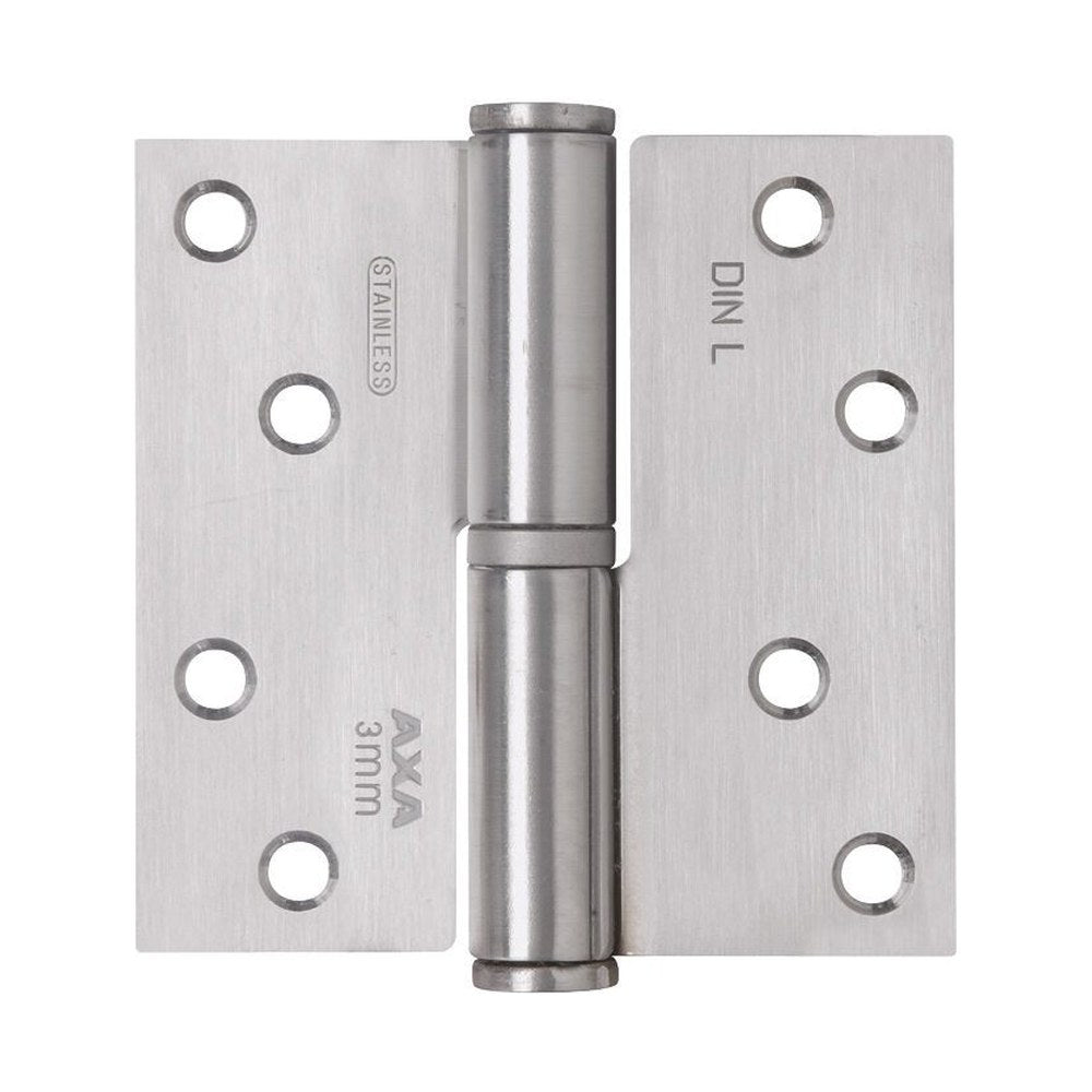 Paumelle, RVS, 89 x 89 x 3 mm, din links