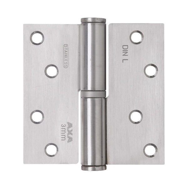 Paumelle, RVS, 89 x 89 x 3 mm, din links