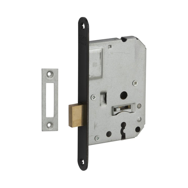 Kastslot, Zwart, 174 x 20 mm, doornmaat 50, type 1256/3