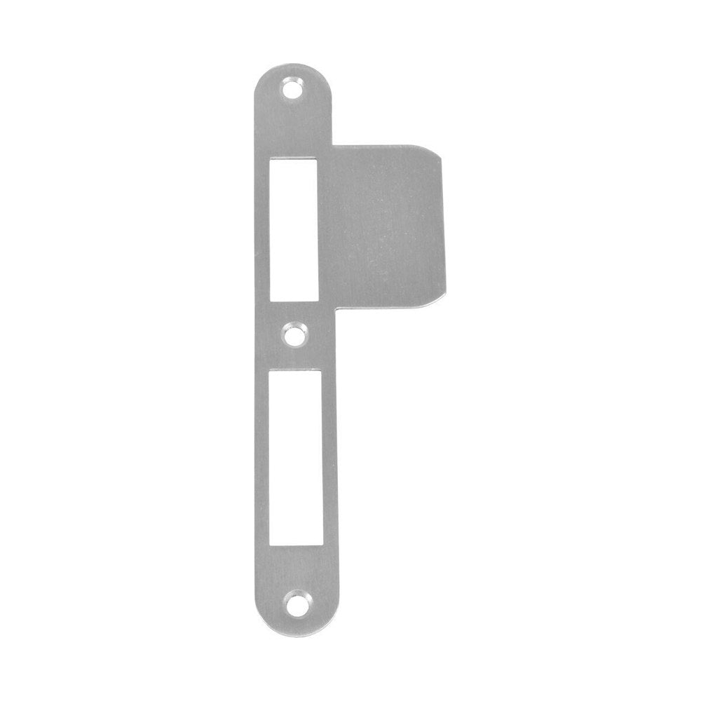 Sluitplaat, afgerond, RVS, lange lip, rechtsdraaiend (RETS-SP-0098)