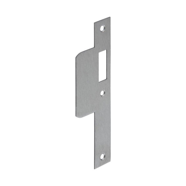 Sluitplaat, recht, RVS, lange lip, linksdraaiend (RETS-SP-0136)